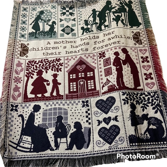 Mohawk Home Mother Gift Set Woven Blanket and Tote Bag - Picture 1 of 11